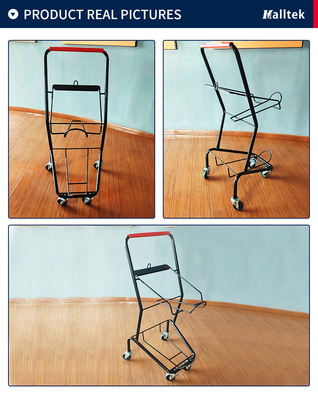 Japan Style 2 Tier Mini Shopping Basket Trolley Cart With 4 Wheels