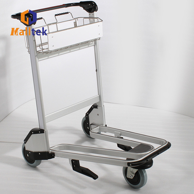 Standard Airport Luggage Baggage Trolley For Intermational Airport With Aluminum Alloy Material