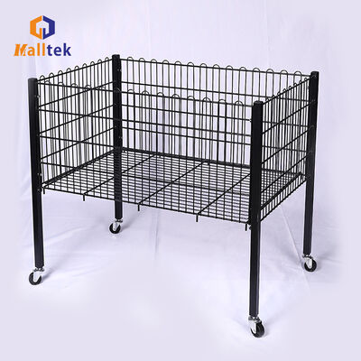 Popular Promotion cage Capacity Stackable Wire Baskets Customizable colors