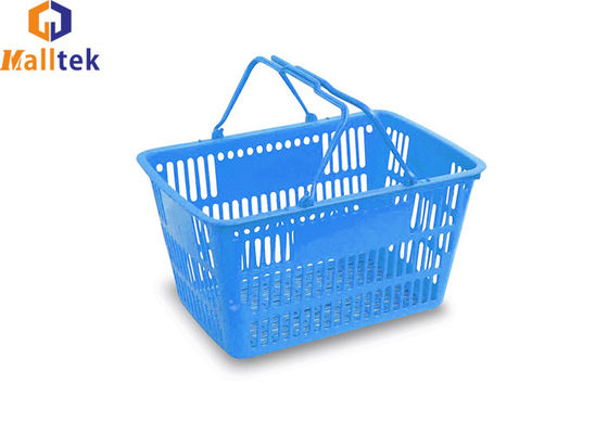 Double Hands Versatile Folded Grasps Grocery Hand Basket For Spermarket