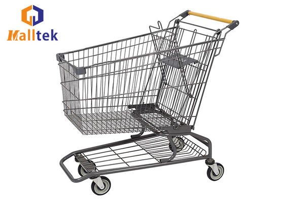 60-240L Supermarkt-Einkaufswagen, Klein-Supermarkt-Einkaufswagen mit Kindersitz