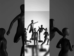 Warmverkauf Kindermannequins Fensterbildschirm zum Verkauf Mannequins