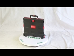 Handklappbarer Supermarktwagen mit PVC-Rad aus Kunststoff