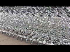 Neuer Typ Stahl-Supermärkten-Einkaufswagen für Lebensmittel 100KG Beladen