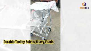 Metall-Supermärkte-Einkaufswagen